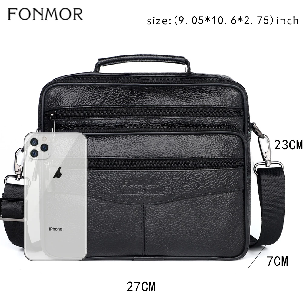 Мужской портфель Fonmor на молнии мессенджеры ремне деловые сумки через плечо
