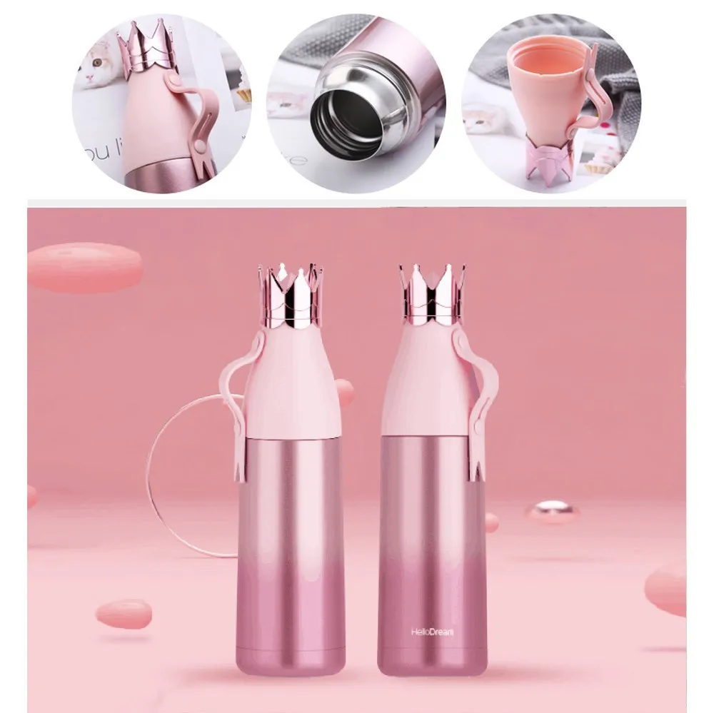 Бутылка для воды Crown уличная кружка бутылки путешествий Вакуумная чашка детская