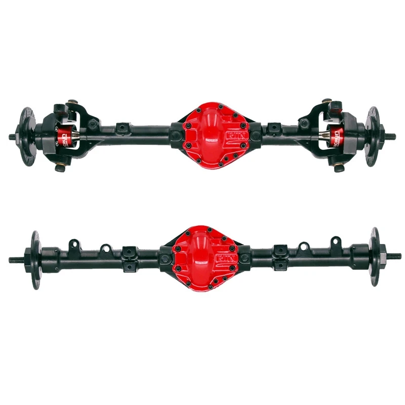 

RC Car CNC Ackerman Forward and Backward Metal Front / Rear Bridge Axle for 1:10 RC Crawler Car Axial SCX10 TRX4 D90