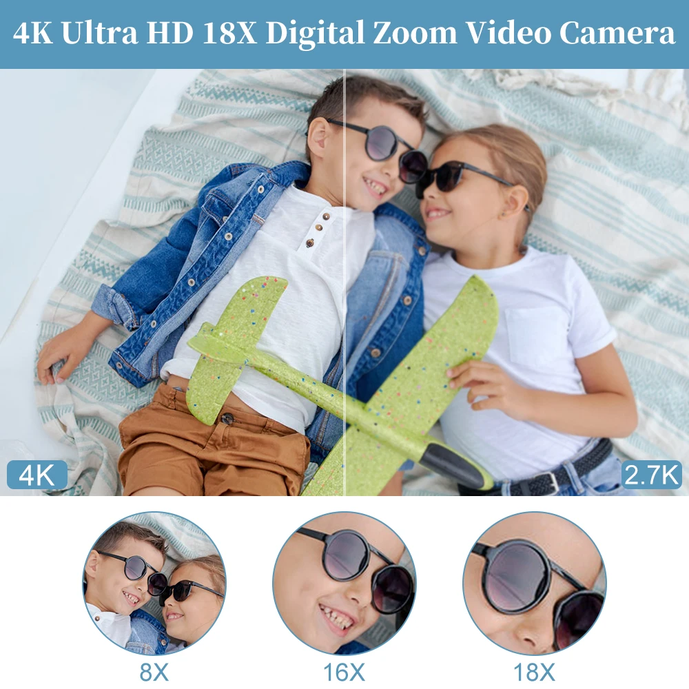 Новое поступление 4K видео Камера видеокамера Автофокус 48MP прямые трансляции для
