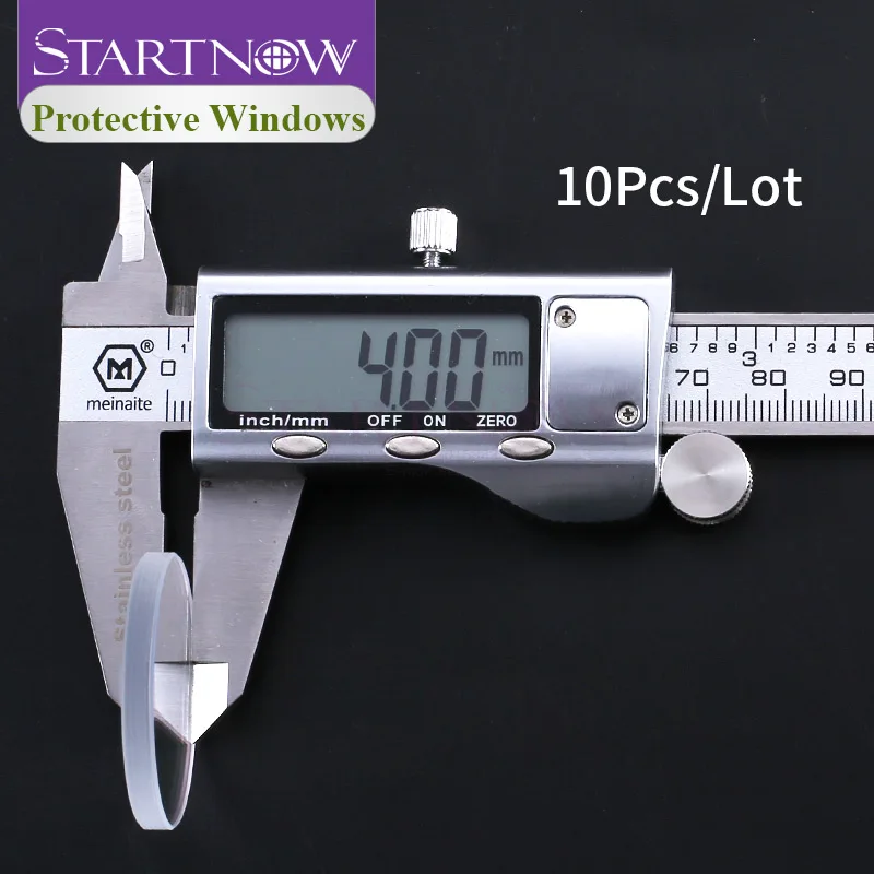 

Startnow 10PCS Hot Sale Fiber Lens 27.9*4.1mm 37x7 34x5 Laser Protective Lens For 4-15KW Raytools Precitec Laser Cutting Head