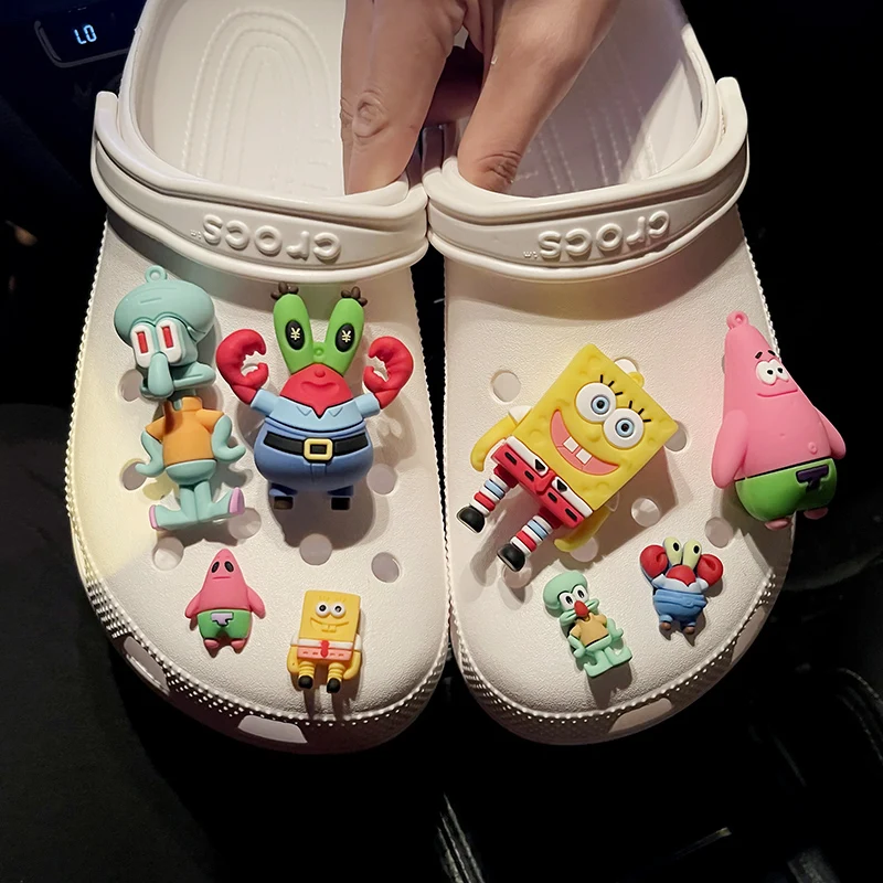 

High Quality Cartoon Croc Charms Designer For Women Girl Clog Sandals Shoe Decoration Cute Animals Croc Jibz Kids Gift