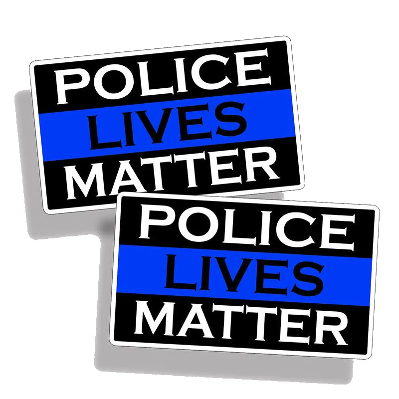 

New Lovely Police Lives Matter High-quality Car-Stickers for Bumper Rear Windshield Suv Decal Auto Exterior Decoration KK12*6cm