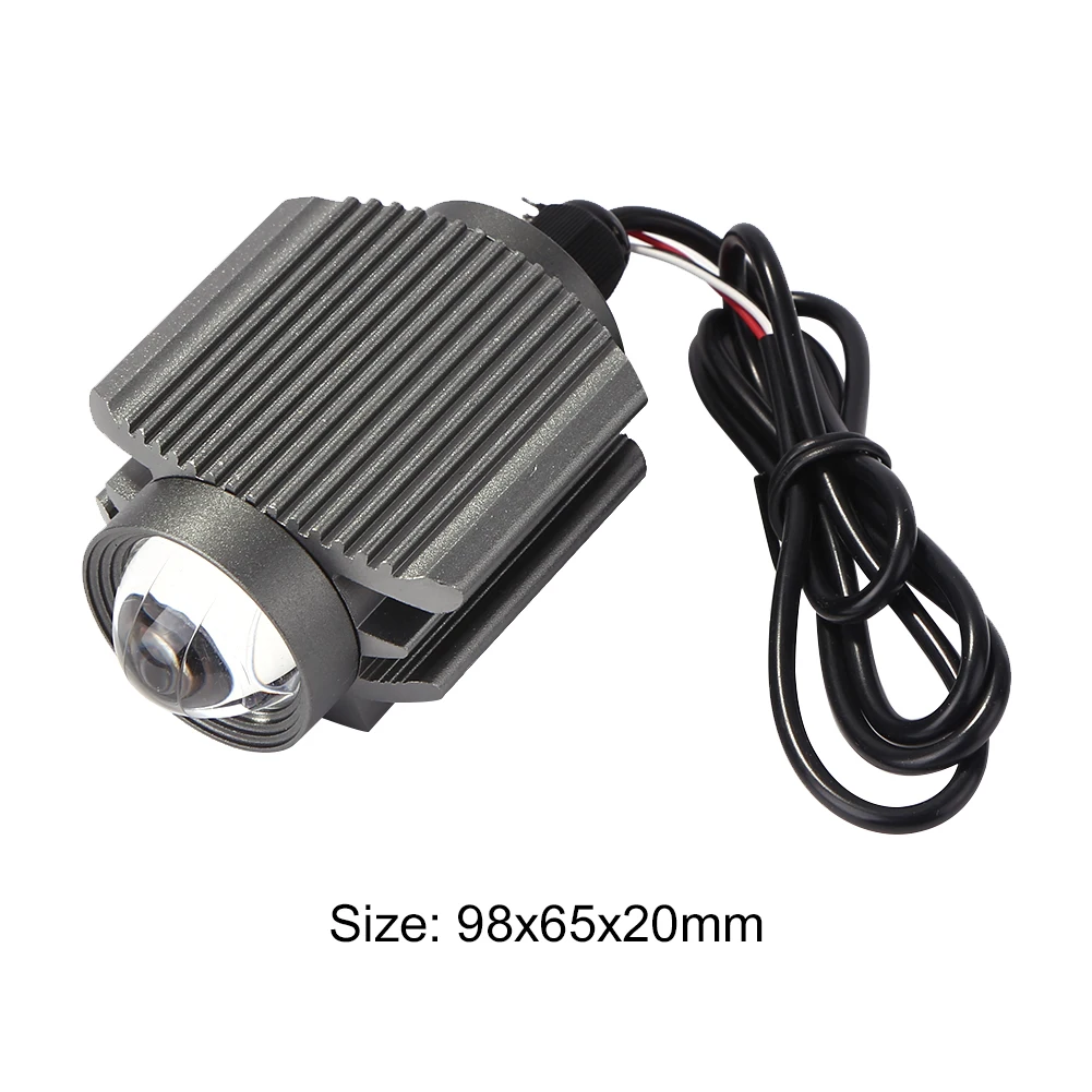

Motorcycle LED Waterproof Headlight Universal Dual Light Color Spotlight