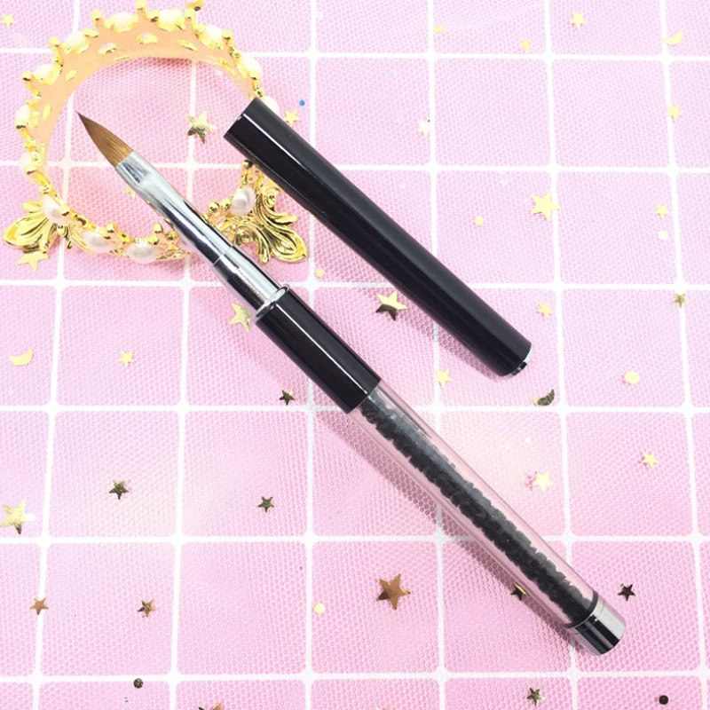 Дизайн ногтей ручка с кисточкой металл акрил резьба по дереву гель УФ Живопись