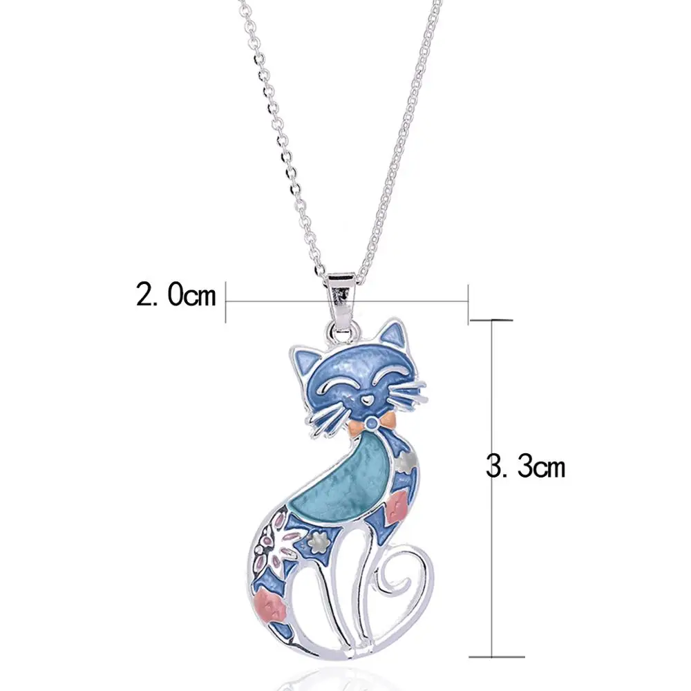 Cring Coco красивое колье с котом чокер для женщин модный детский из сплава эмалью