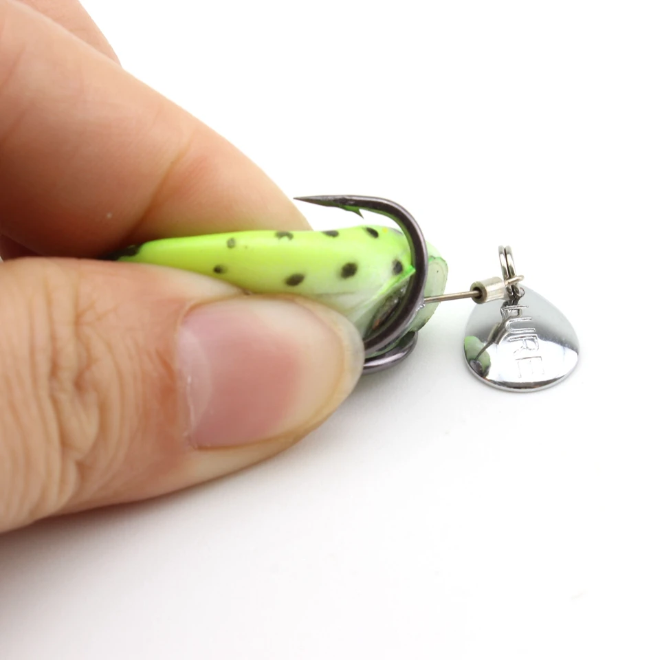 1 шт Искусственные Лягушка Мягкие приманки блесток 40 мм 4 6 г рыболовные блесны