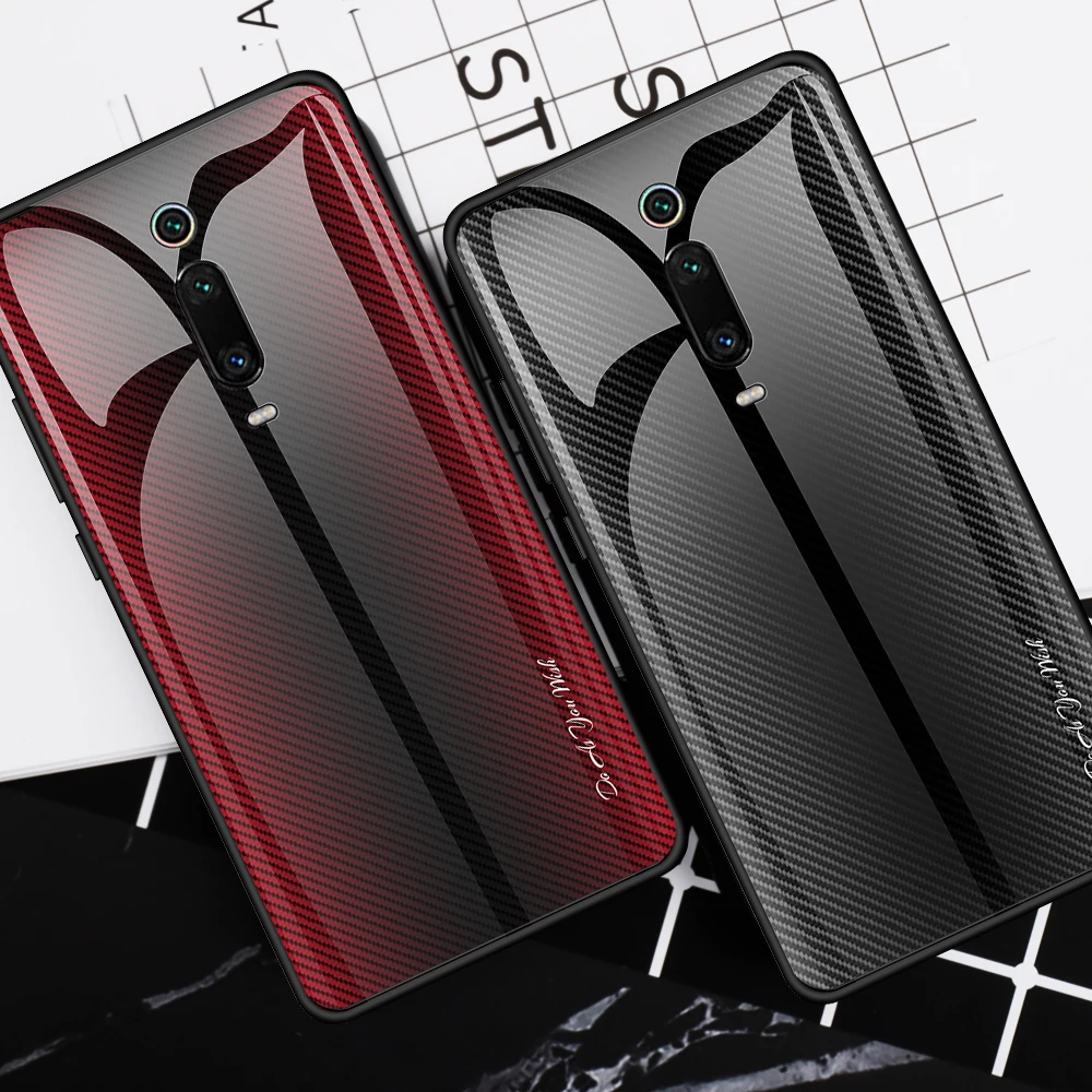 Чехол накладка для Xiaomi Mi 9 T Pro SE Redmi Note из закаленного стекла|Бамперы| |