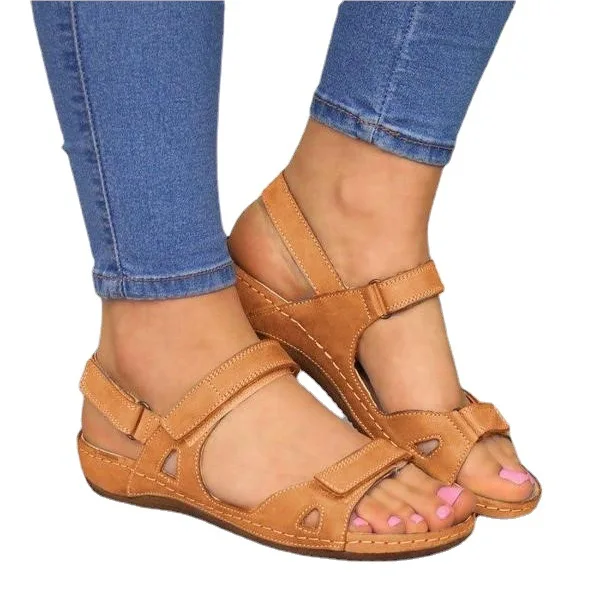 

New Women Sandals 2021 Casual Summer Shoes Women Low Heels Sandals for Wedges Shoes Soft Bottom Chaussure Femme Summer Footwear