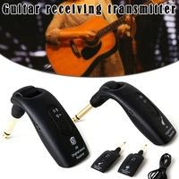 2 4ghz wireless guitar system transmitter a9 receiver built in rechargeable accessories whshopping