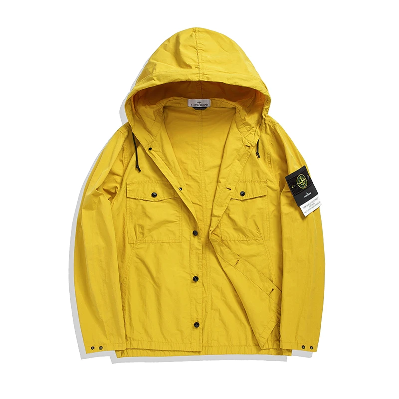 

2020 autumn and winter models simple and versatile pure color men's hoodie jacket casual loose hoodie jacket