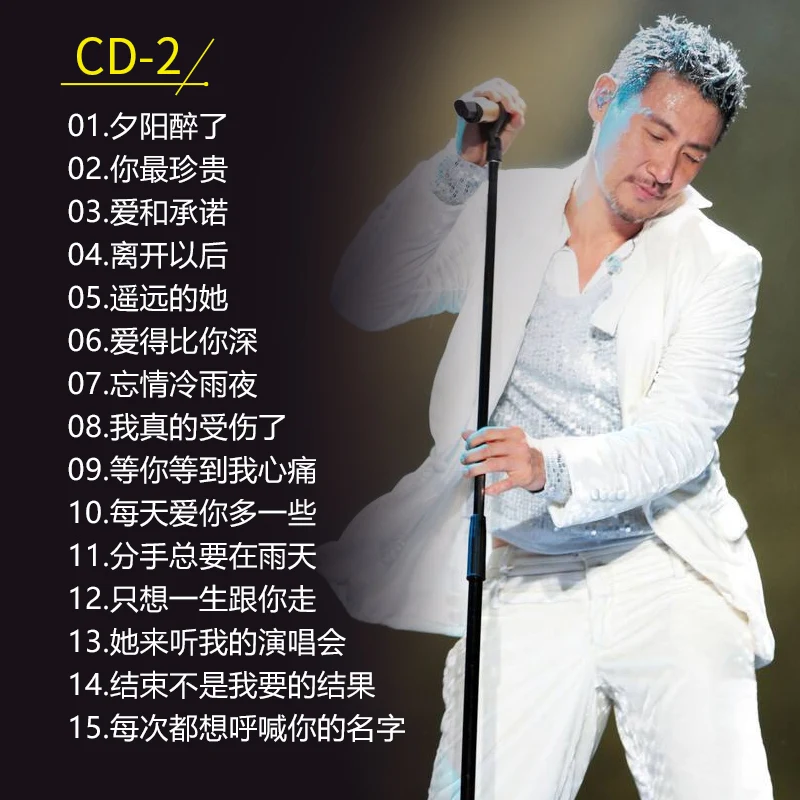 Китайские виниловые пластинки 12 см CD-диск Jacky Cheung Zhang Xueyou Китай мужской певец