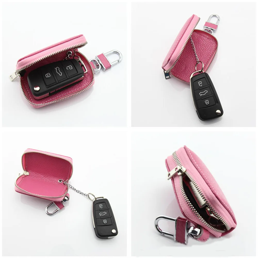 1 шт. искусственная кожа Автомобильный ключ сумка для хранения Органайзер