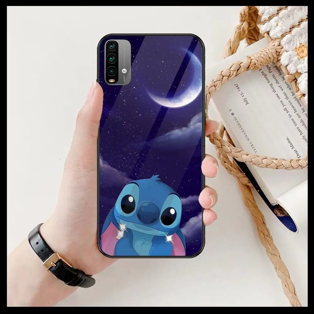 

Stitch Phone Case For XiaoMi Redmi 11lite ultra 9 8A 7A 6 A Pro T 5G K40 Anime Black Cover Silicone Back Pret