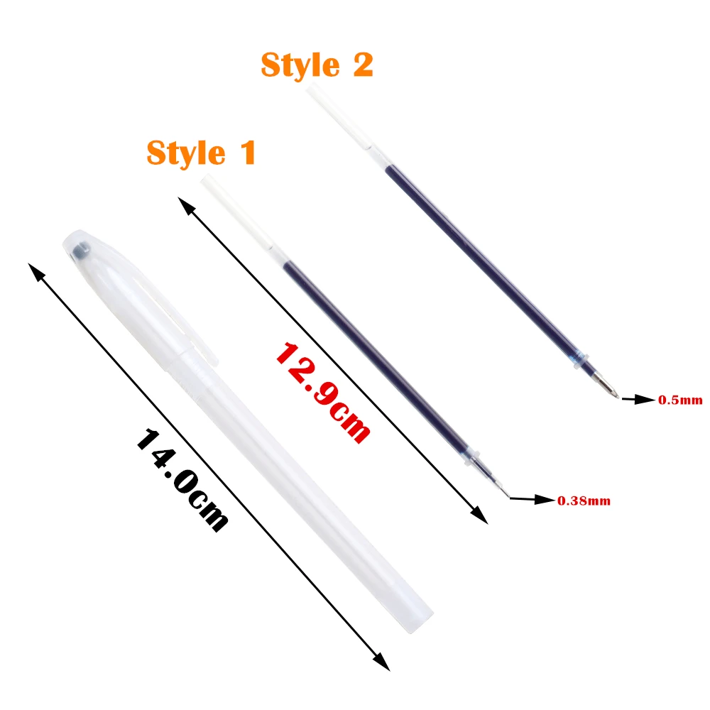 53 шт./лот набор цветных гелевых ручек корпус ручки 0 5 мм сменный стержень хороший