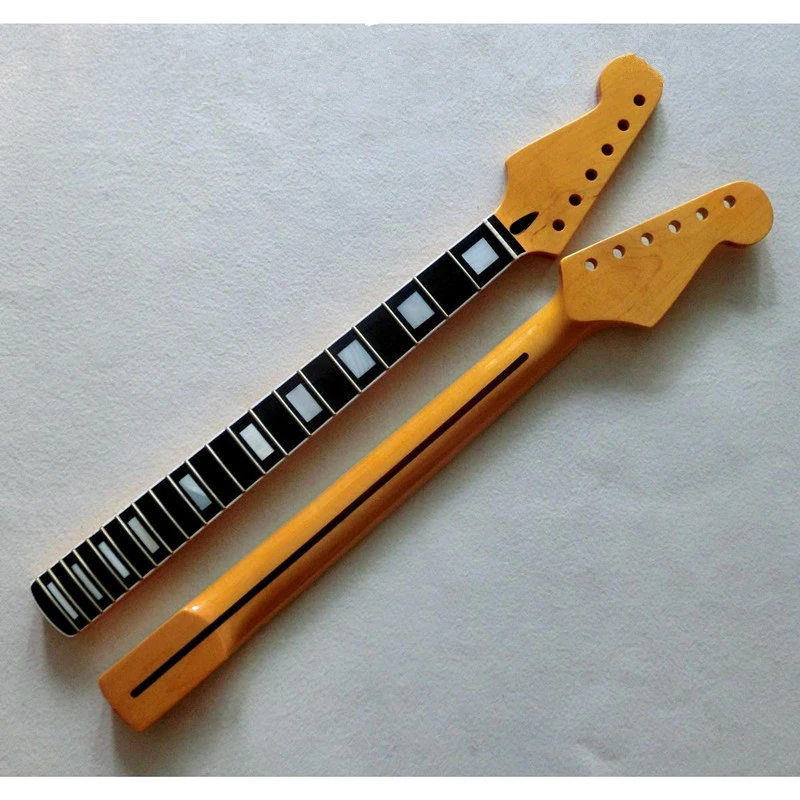 disado 22 bünde umkehren stock ahorn e gitarre hals palisander griffbrett glänzend farbe gitarre zubehör customzied free global shippin