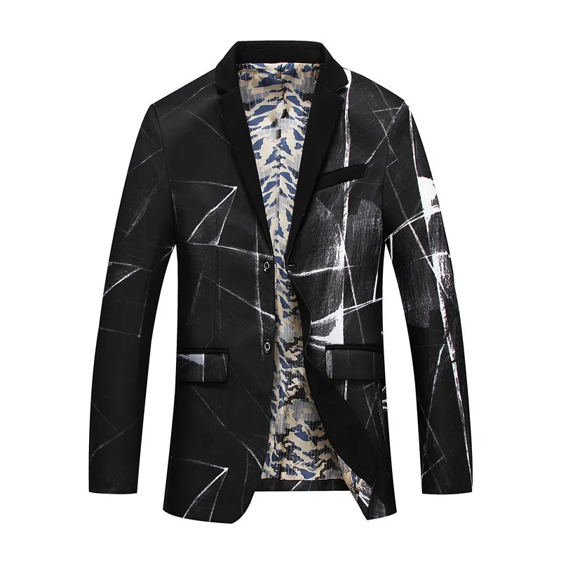 

Plus size 8XL 7XL 6XL Mens Floral Blazer Flower Print Blazers For Men Large Size Slim Fit Blazer Men Costume Homme Men Blazer