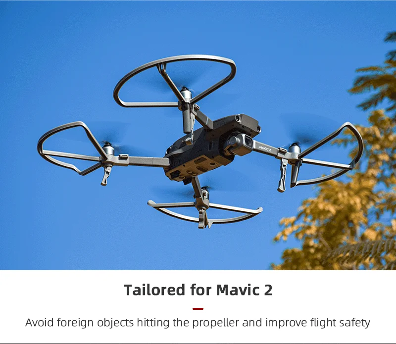 Designed for Mavic 2 Avoid foreign objects hitting the propeller and improve flight safety