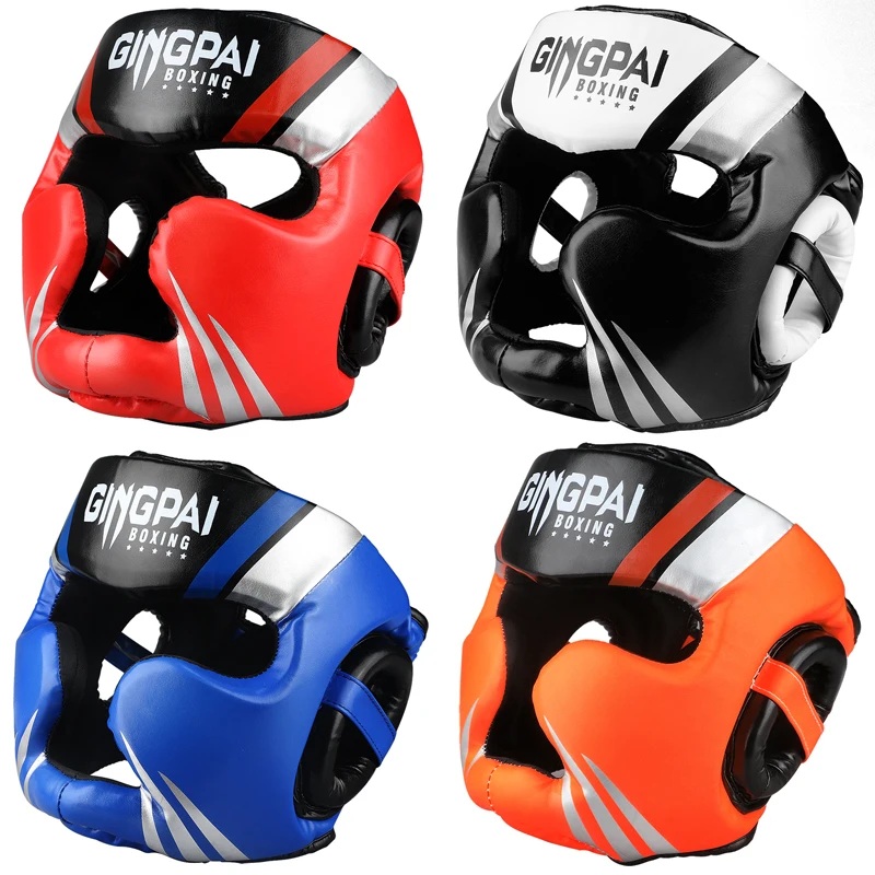 2020 Professional Adult men women Kick boxing sanda mma Head Protector MMA Helmet Muay Thai Boxing Taekwondo Karate guard head | Спорт и