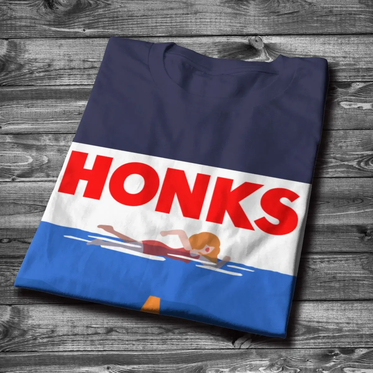 Классическая футболка с круглым вырезом и надписью Untitled Goose Game Повседневная