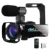 Видеокамера YouTube, камера для влога, прямой трансляции, ИК ночное видение, UHD 4K веб-камера 48 МП 16X, цифровая видеокамера - изображение