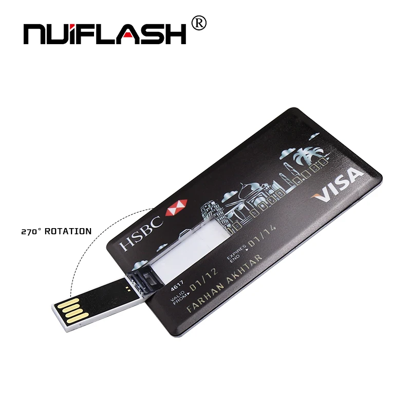 Usb флеш накопитель 4 ГБ 8 16 32 64 128 ГБ|u disk|credit card usb64gb usb |