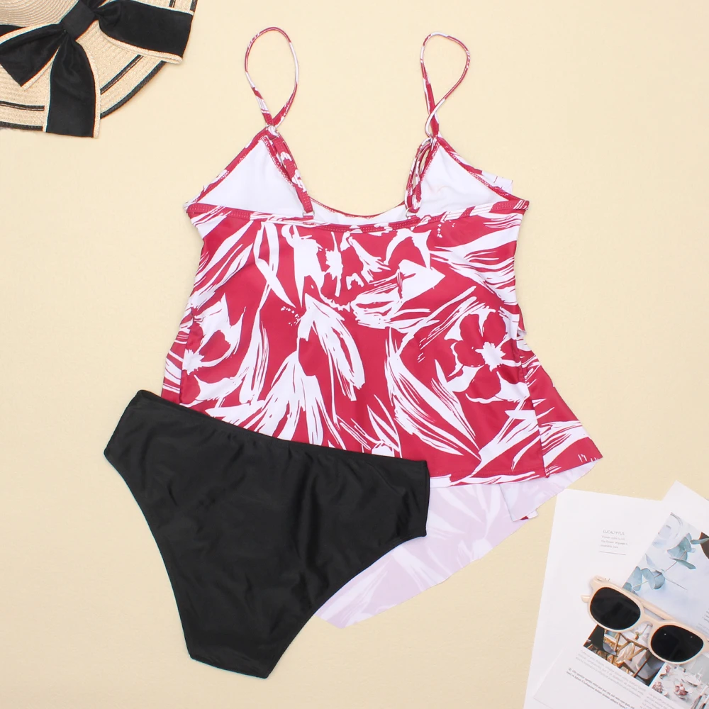 Новое поступление 2022 купальник из двух предметов бикини с принтом винтажный