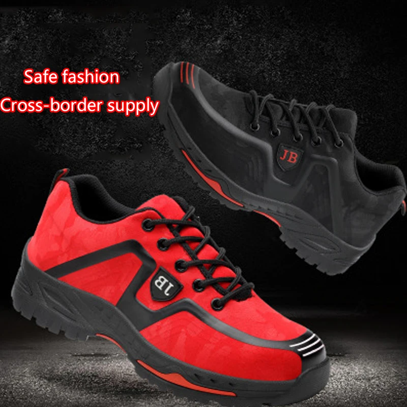 Воздухопроницаемый дезодорант мужской светильник Рабочая обувь со стальным