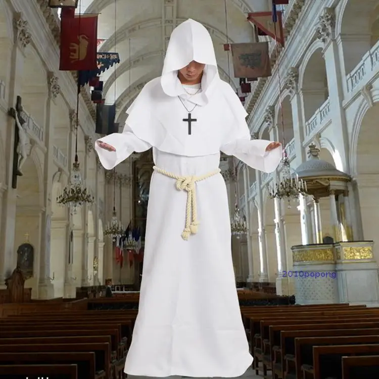 Церковные костюмы церковная одежда христианские Джуды фриар косплей волшебник