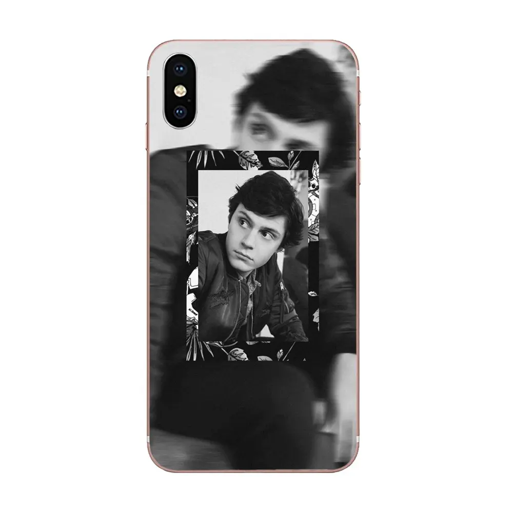 Череп Evan Peters дизайн для Apple iPhone 4 4S 5 5C 5S SE 6 6S 7 8 Plus X XS Max XR ТПУ чехлы мобильных