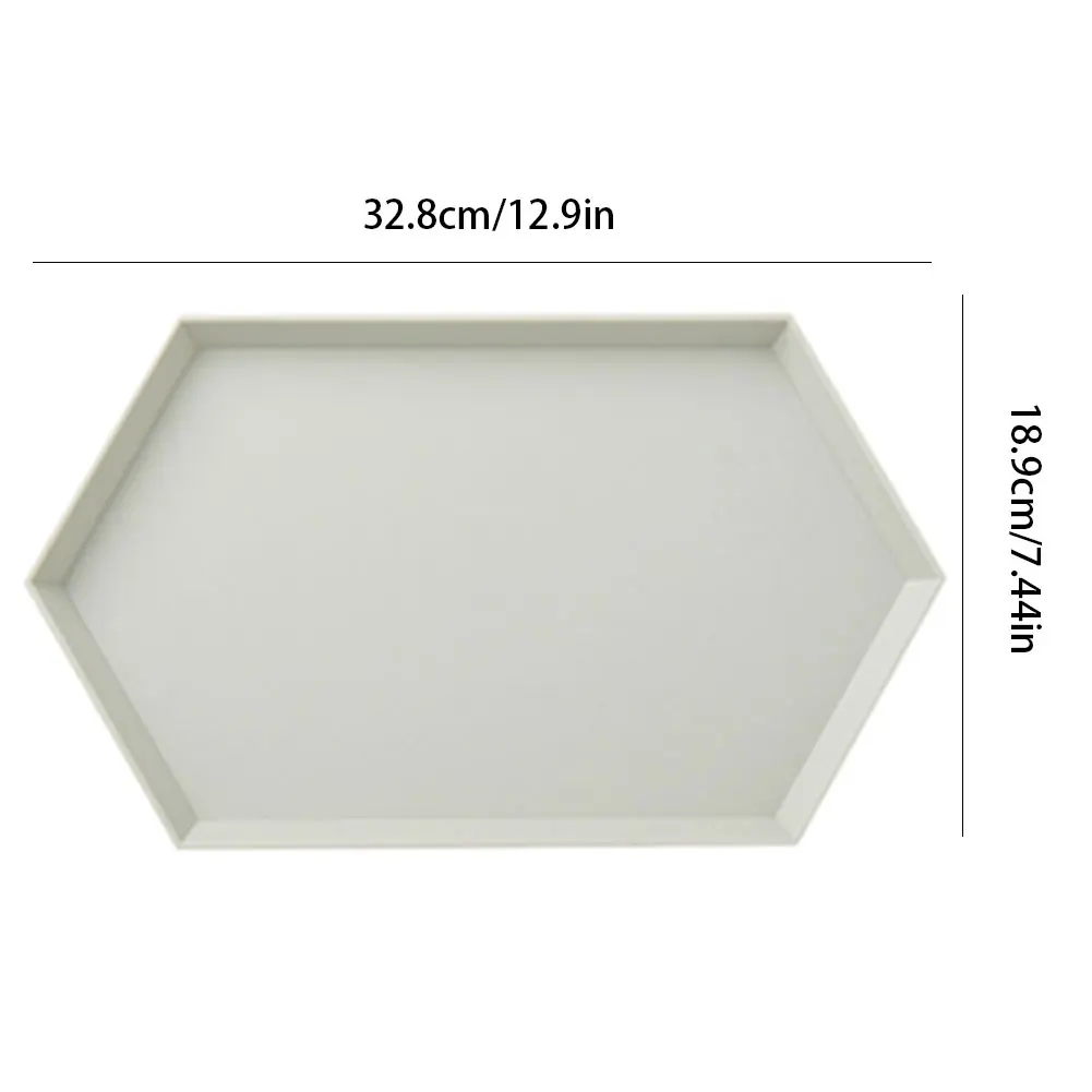 

4PCS Plastic Fruit Tray Geometric Shape Dessert Snack Tray Storage Combination Colorful Pratos Fruit Plate Kitchen Supplies