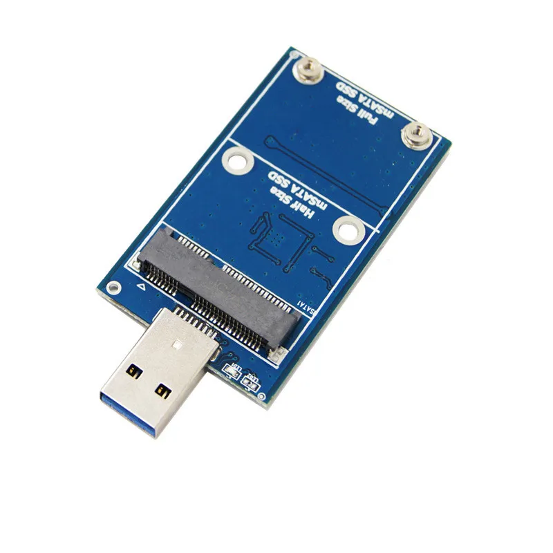 

mSATA to USB 3.0 Adapter Board External SSD PCBA Conveter Expansion Card External Solid State Disk Support 30*30 30*50 mSATA SSD
