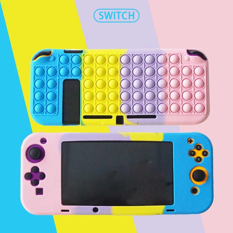 Новинка 2021 защитный чехол для Nintendo Switch Lite Bubble игрушка-антистресс силиконовый Mini |