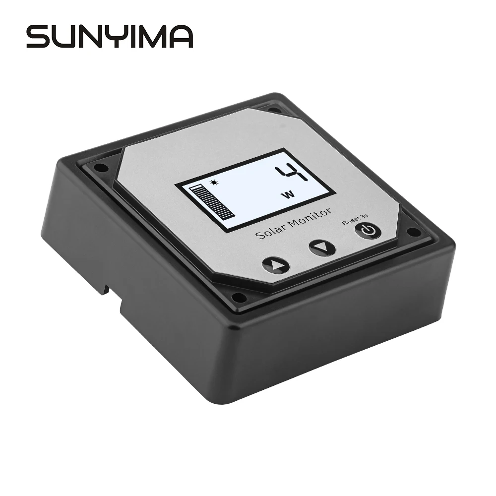 

SUNYIMA MPPT Solar Charge Controller Solar Monitor LCD Display With Bluetooth Series Solar Controller Screen 12V/24V