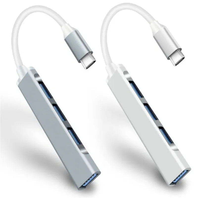 

10Pcs/lot 4 in 1 USB-C to USB 3.0 Adapter 2x USB3.0 Type-C USB2.0 Hub For Huawei P20 Pro For Samsung Dex Galaxy S9 S10