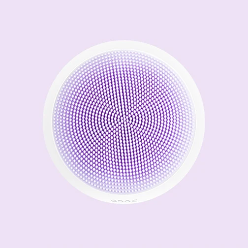 Purple Xiaomi Doco Электрический очиститель для лица ультразвуковая мягкая кисть для очистки дица глубокая очистка лица кисти косметические инструменты - Цвет: Purple