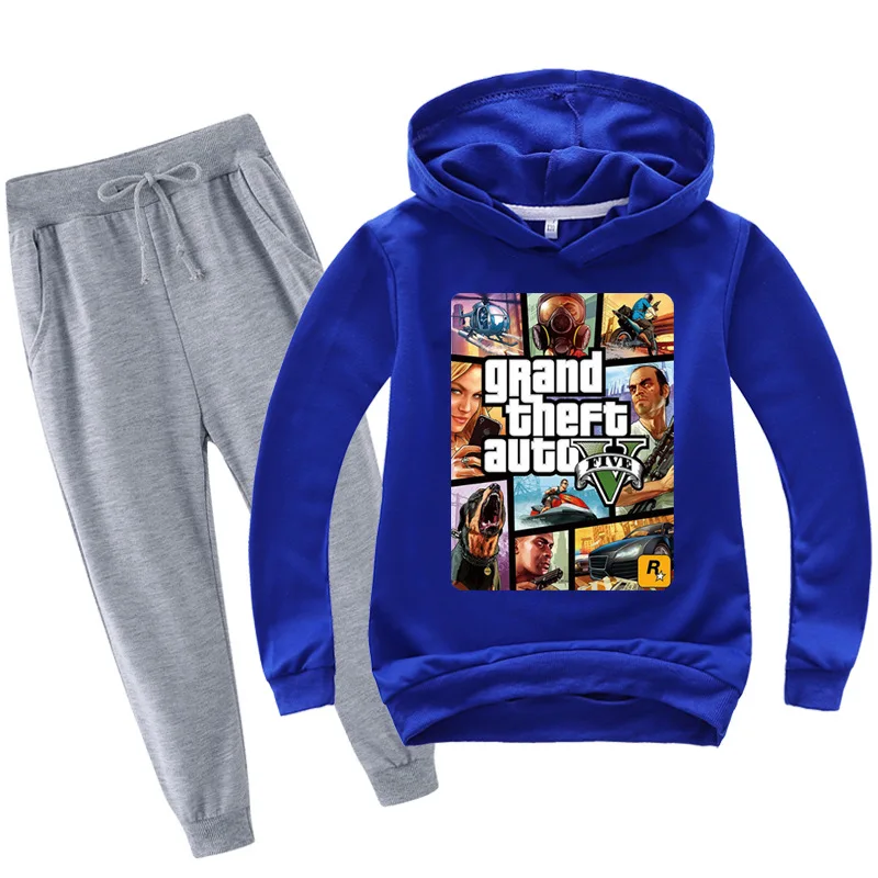 Розничная продажа Одежда с надписью комплекты Grand Theft Auto спортивные костюмы