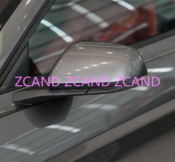 Настоящее углеродное волокно боковое зеркало крышка W светильник добавить на для