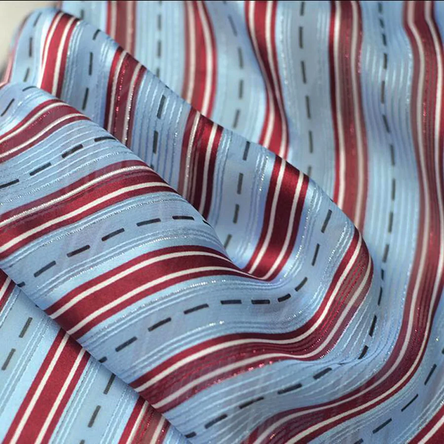 Блестящая шифоновая шелковая полоска жемчужная металлическая блестящая ткань