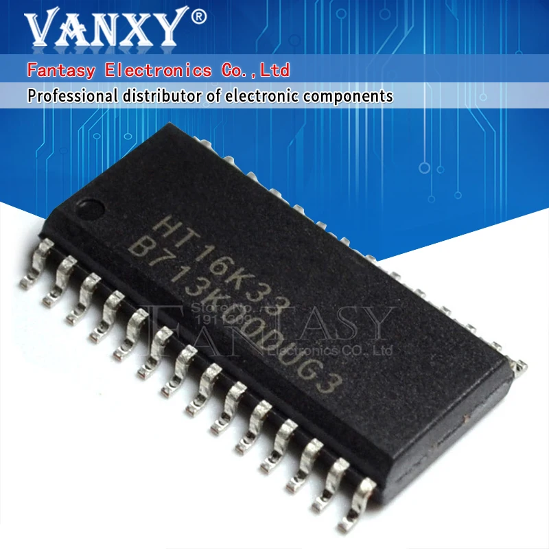 5PCS HT16K33 SOP-28 VK16K33 SOP28 16K33 SOP | Электронные компоненты и принадлежности