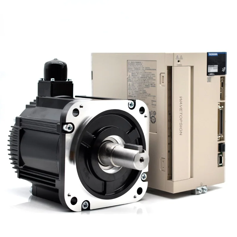 

Yaskawa Servo Motor 1.8KW SGM7G-20AFC61 +SGD7S-180A00B202 Driver Speed 1500RPM Torque 11.5N.m Voltage AC200V