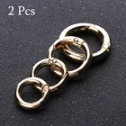 2 шт., пружинные круглые карабины из цинкового сплава