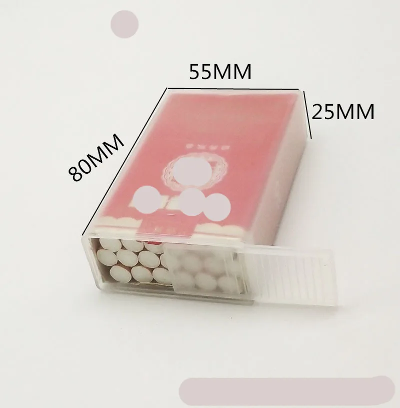 

Cigarette case slide transparent plastic 20 full package long and short protective sleeve smoking accessories