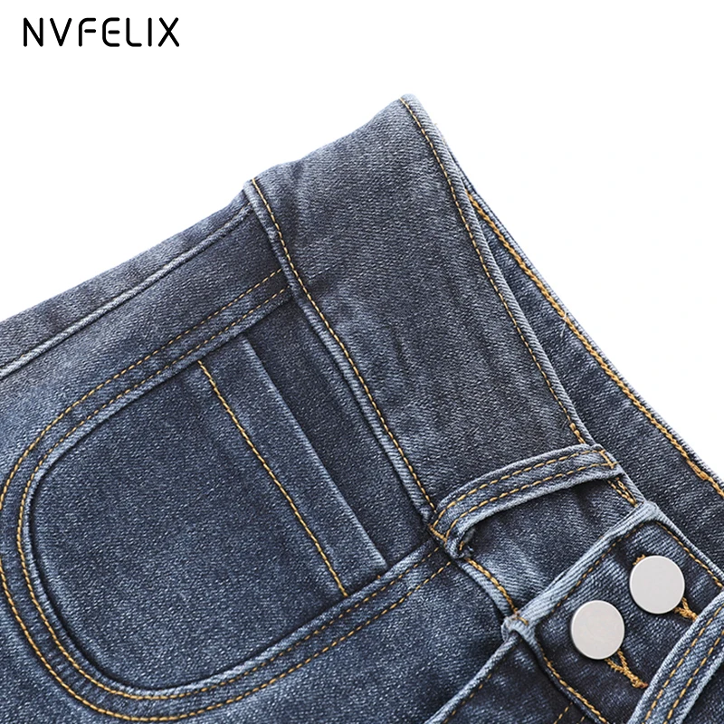 

Jeans Women High Waist Fashion Elasticity Denim Harem Pants 2021 Summer Clothing Trends Streetwear Slim Stretch Trousers Female