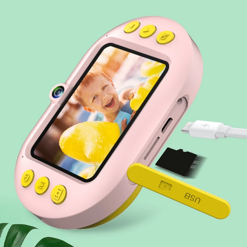 Детская камера цифровые видеокамеры wifi Детские камеры с силиконовый чехол