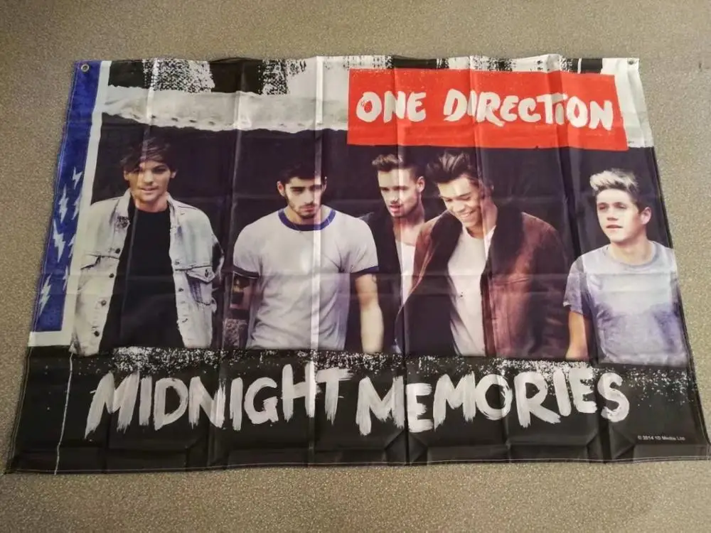 

Collection 90x150cm 120x180cm Midnight Memories One Direction Flag Take Me Home