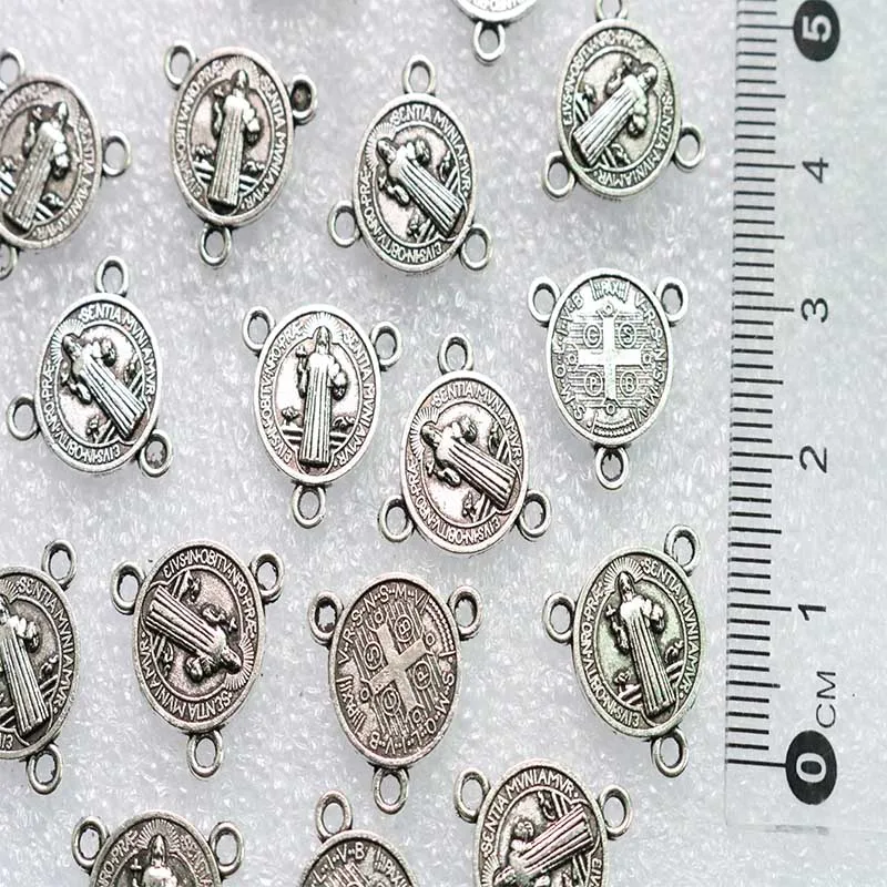 Цепочка с кулоном Святого Бенедикта 100 шт./200 шт.|Шармы| |