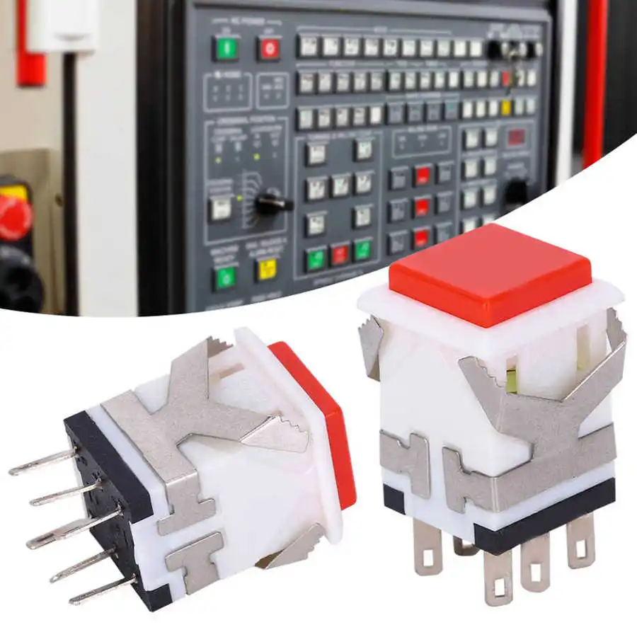 50 шт. 6 контактов Сброс кнопочный переключатель точность стабильный кнопка