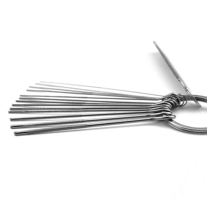 

Guitar Nut Repair Tools Luthier Tools Slotting File Saw Rods Slot Filing Set Portable DIY Luthier Replacement Accessory