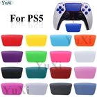 Пластиковая сменная Сенсорная панель YuXi 17 цветов, мягкая сенсорная Сенсорная панель под заказ, сенсорная панель для контроллера Sony DualSense 5 PS5